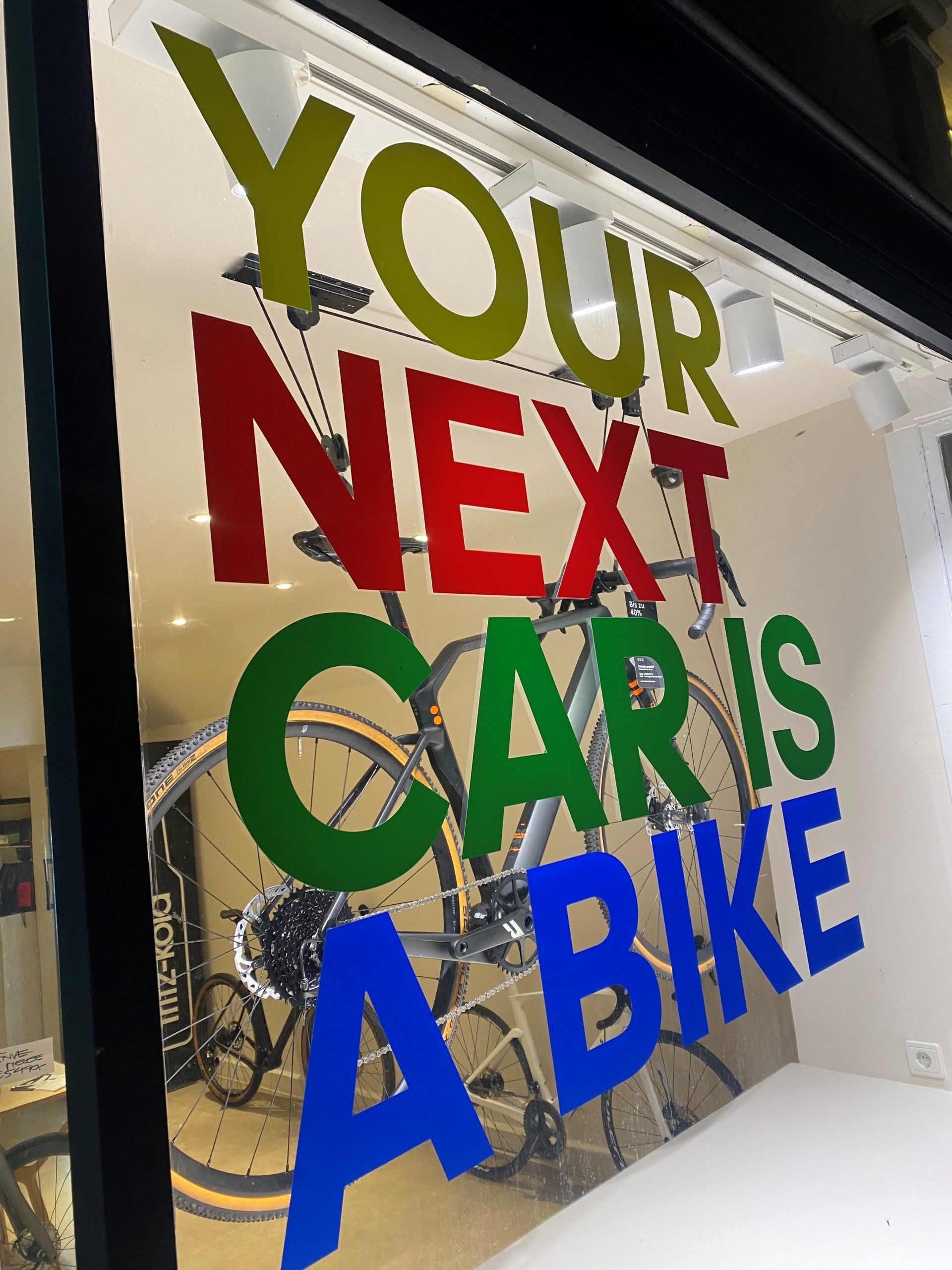 YOUR NEXT BIKE IS A CAR